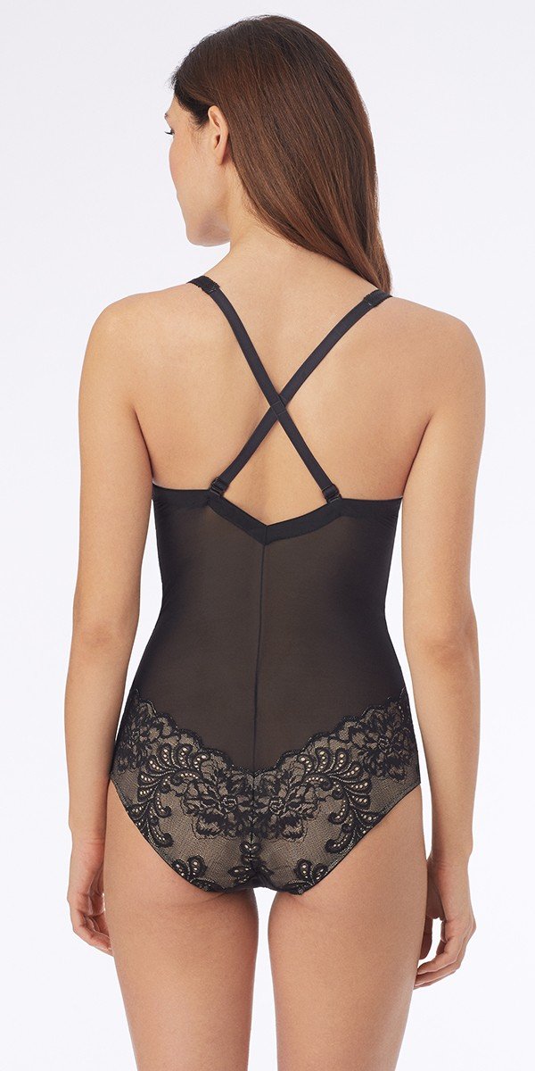 Sophia Lace Bodysuit - Black
