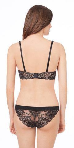 Sophia Lace Bra - Black