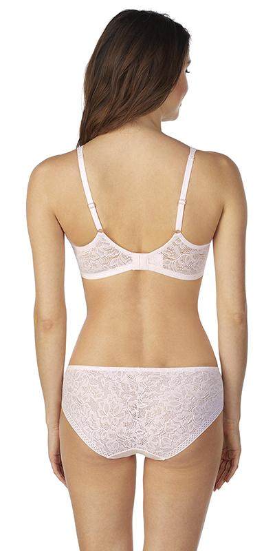 Natural Comfort Lace Underwire Bra - Shell