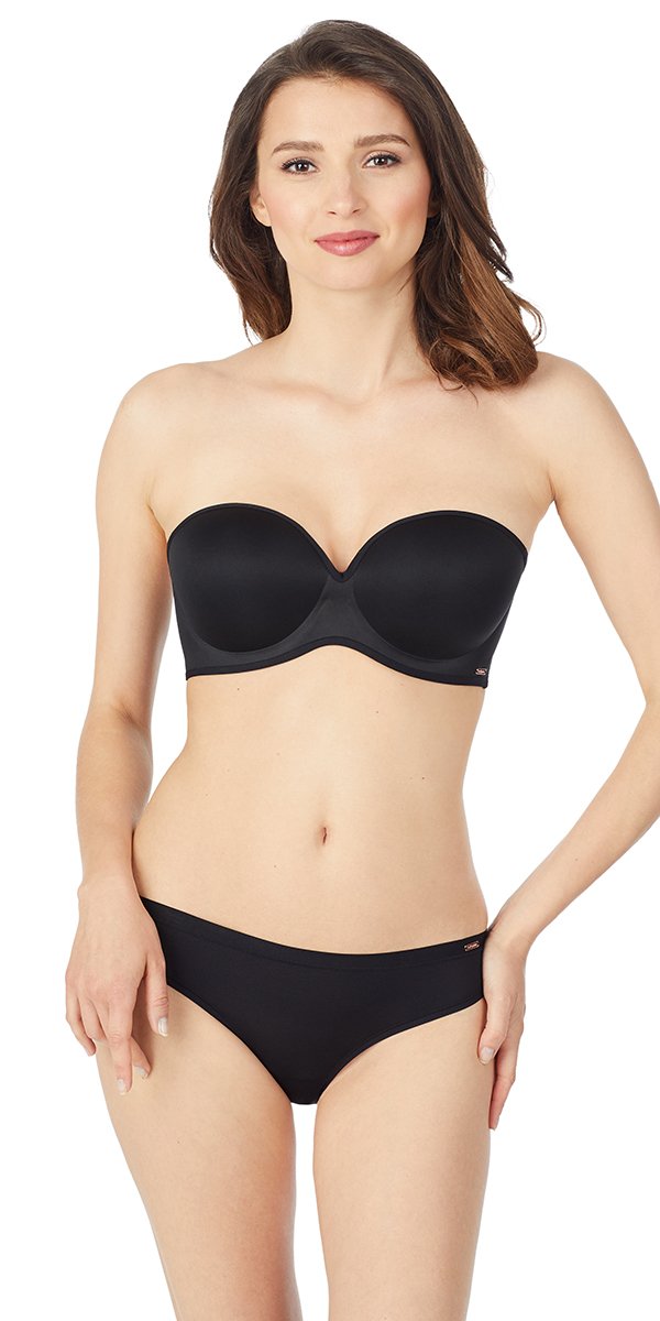 Clean Lines Strapless Bra - Black