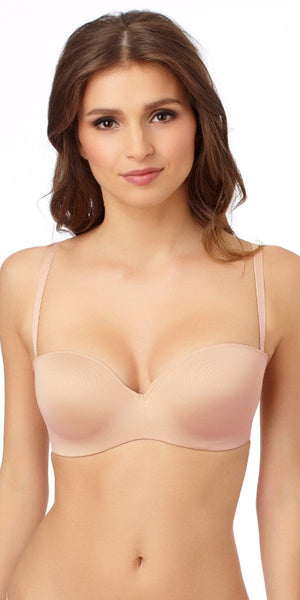 Sculptural Strapless Bra - Natural