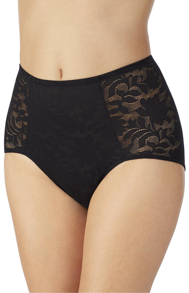 Lace Comfort Brief - Black
