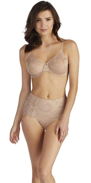 Lace Comfort Unlined Bra - Natural