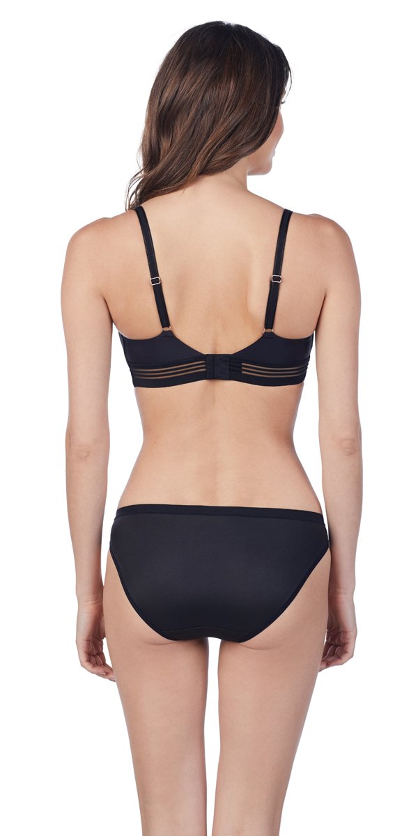 Second Skin Wireless Bra - Black