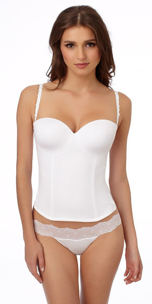 Bridal Seduction Bustier - White