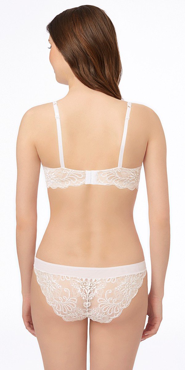 Sophia Lace Bra - Pearl