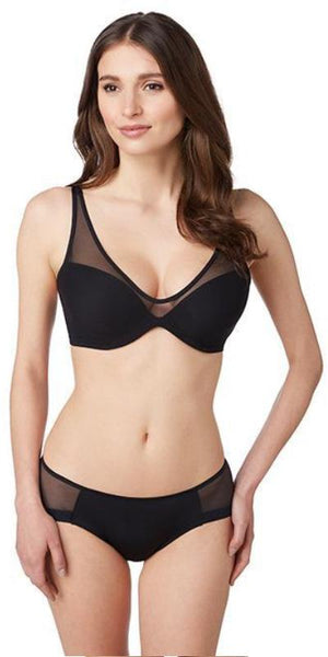 Sheer Illusion Demi - Black