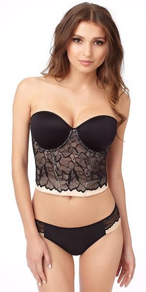 Sensuelle Bustier - Black