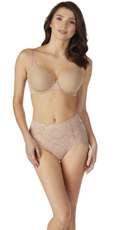 Lace Comfort T-Shirt Bra - Natural