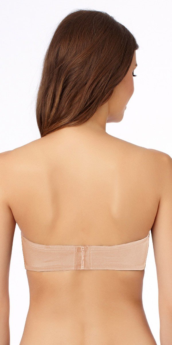 Sculptural Strapless Bra - Natural
