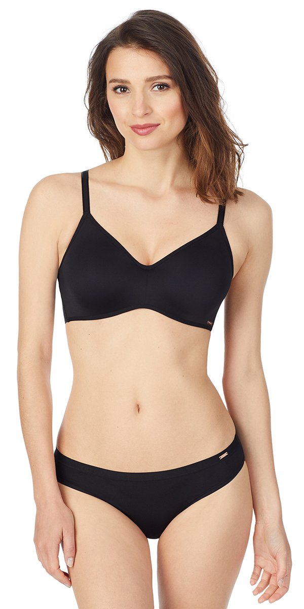 Clean Lines Unlined Bra - Black