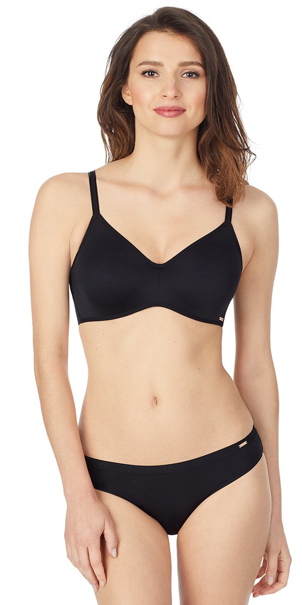 Clean Lines Unlined Bra - Black