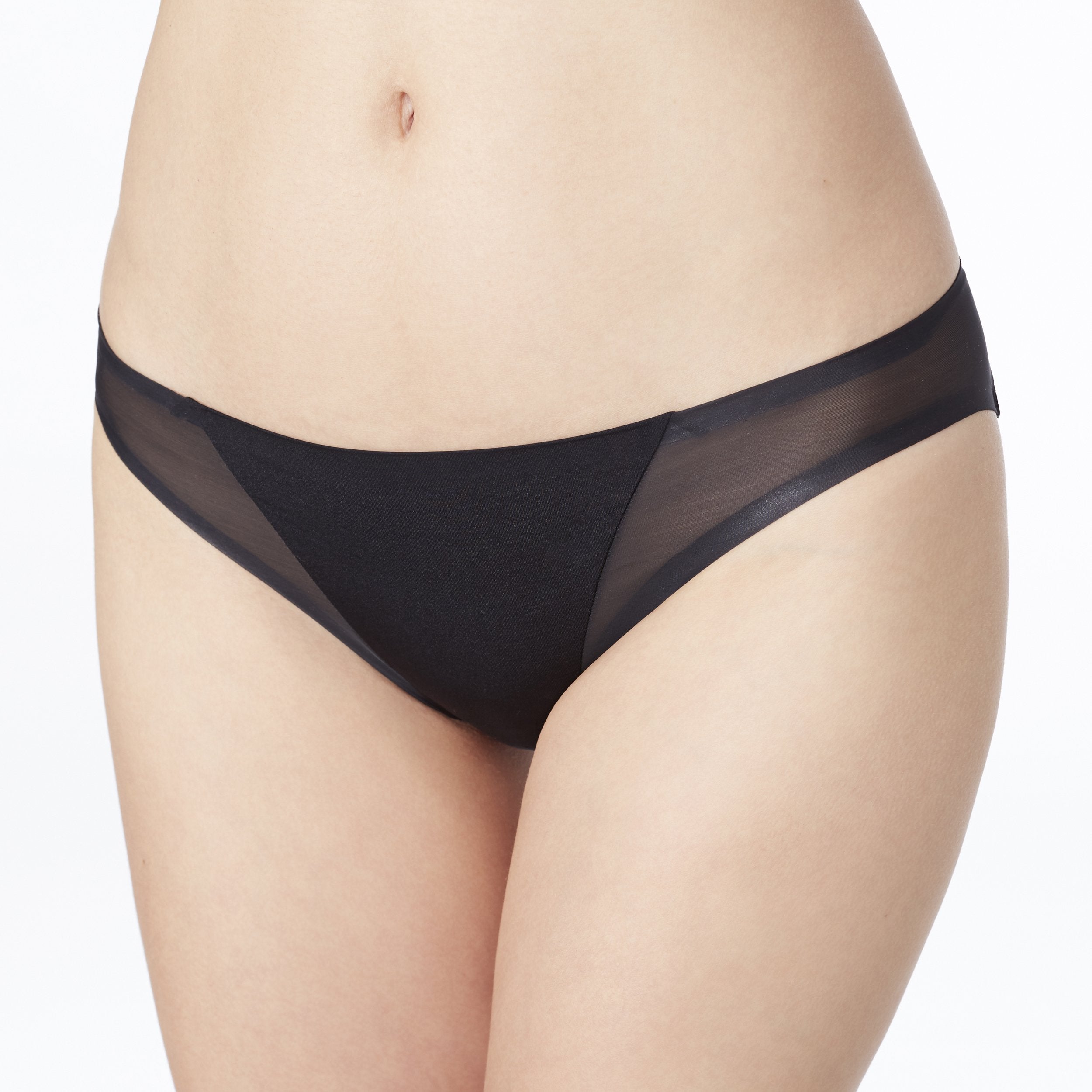Shine & Sheer Bikini - Black