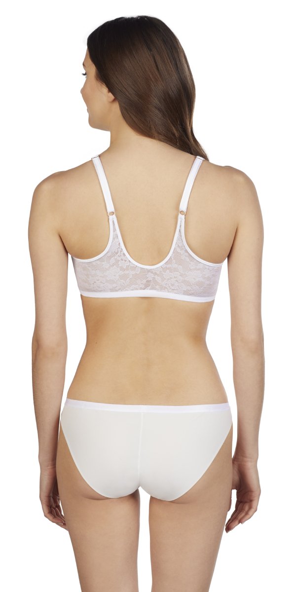 Lace Perfection Convertible Racerback - Crystal White