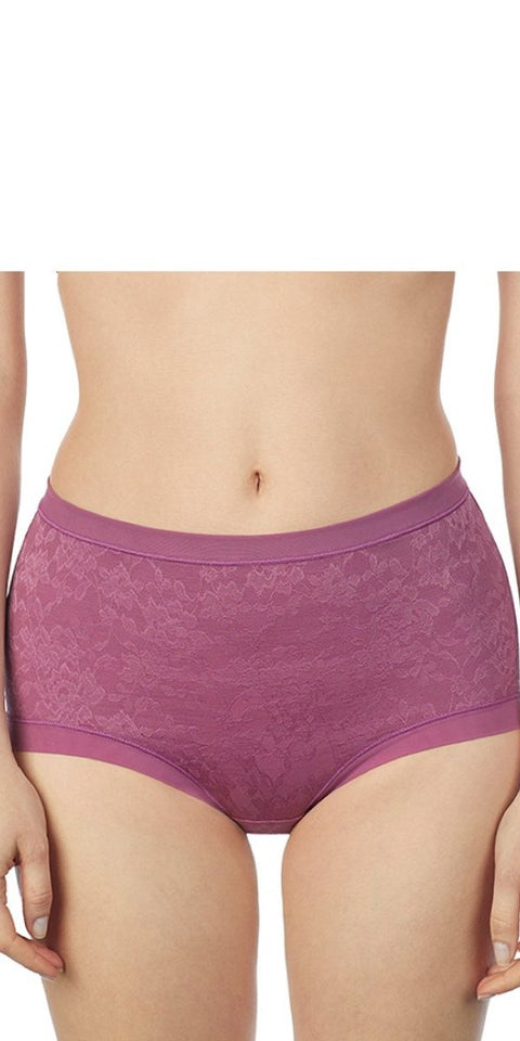 Lace Perfection Brief - Berry